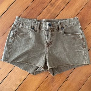 Madewell jean shorts brown size 26